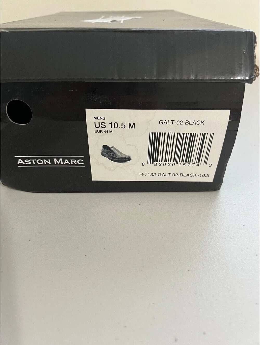 Aston Marc Men's Galt Casual Slip-on Shoe - Black